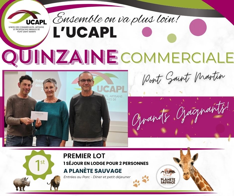 Gagnante de la Tombola 2025 UCAPL